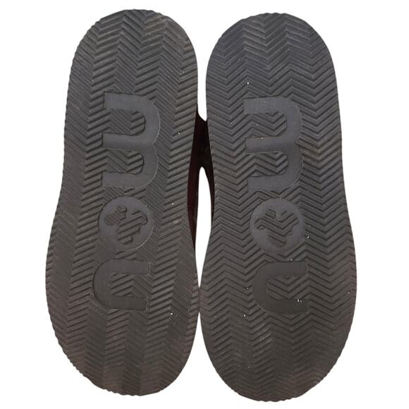 MOU Eskimo 18 Crystal 3D Stars flat sheepskin shearling comfy boots burgundy 40 - Picture 6 of 7